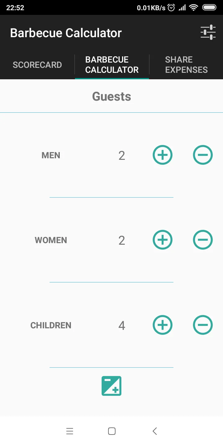 Scorekeeper & BBQ Calculator | Indus Appstore | Screenshot