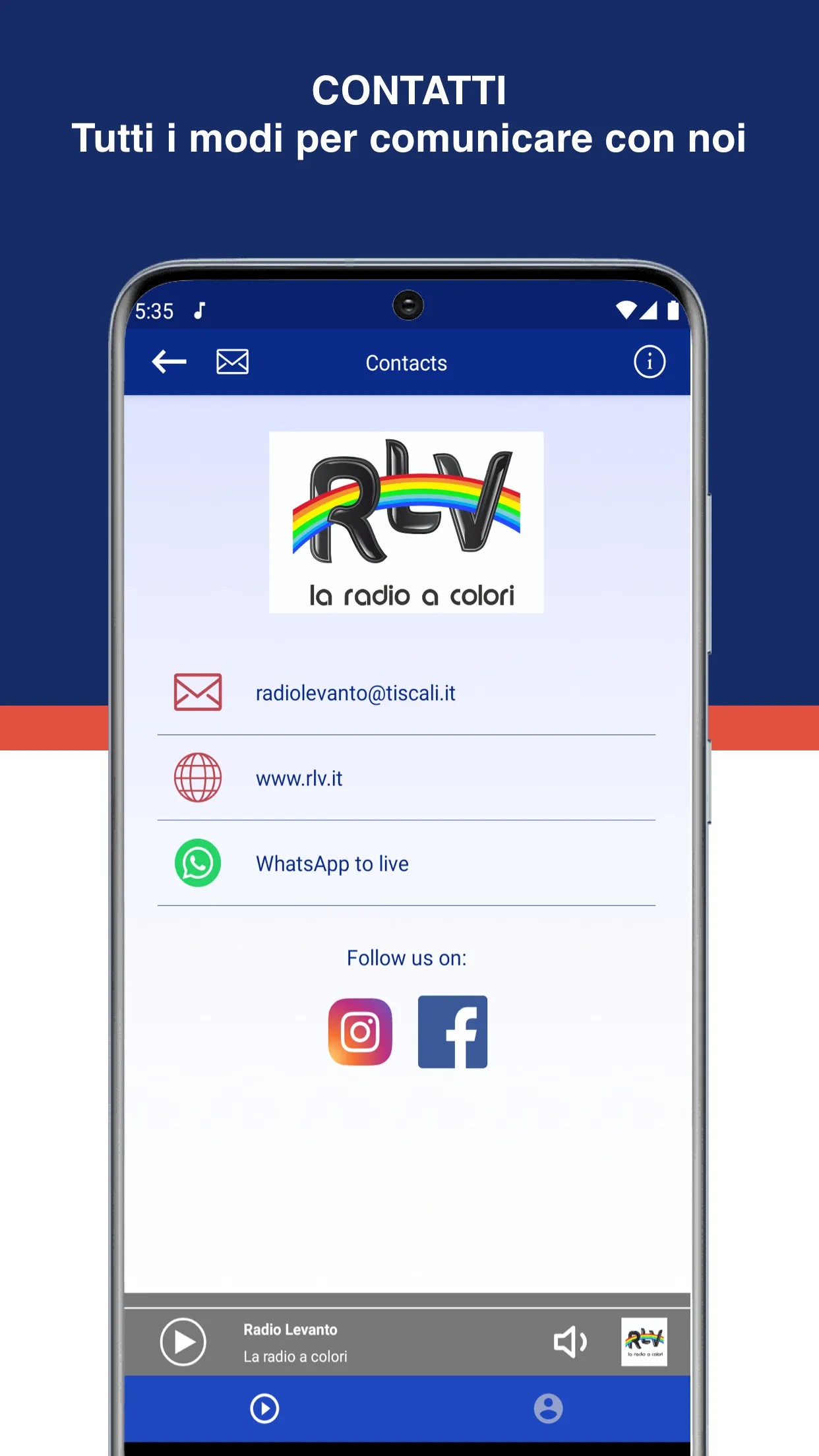 RLV La radio a colori | Indus Appstore | Screenshot