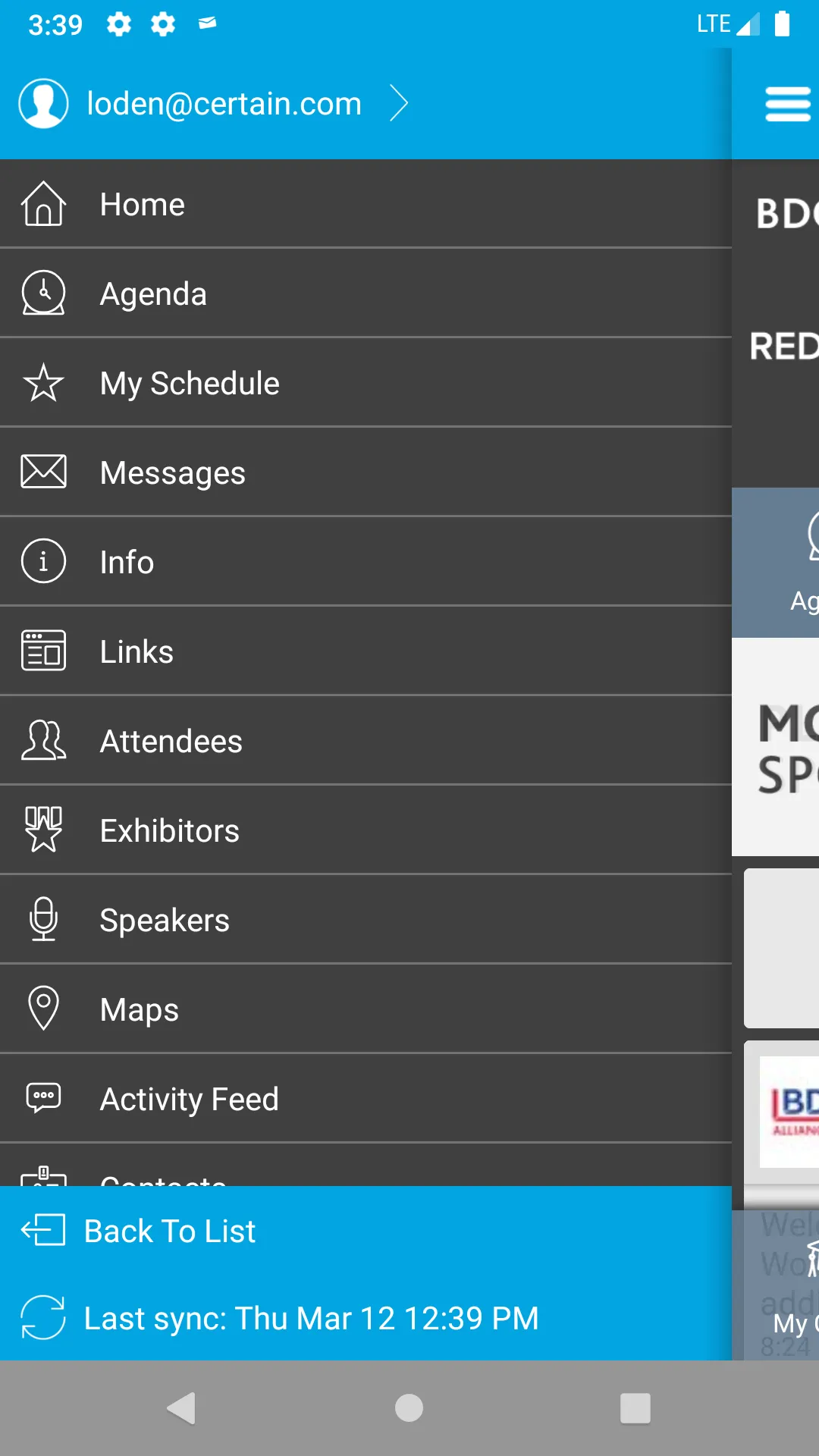 BDO Alliance USA Conferences | Indus Appstore | Screenshot