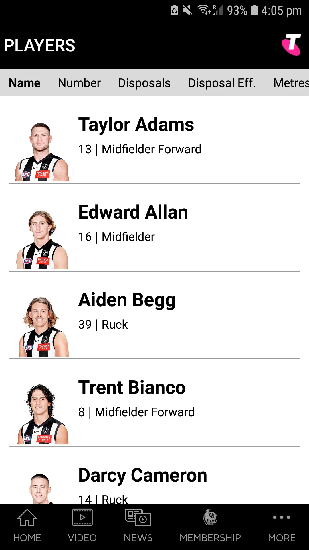 Collingwood Official App | Indus Appstore | Screenshot