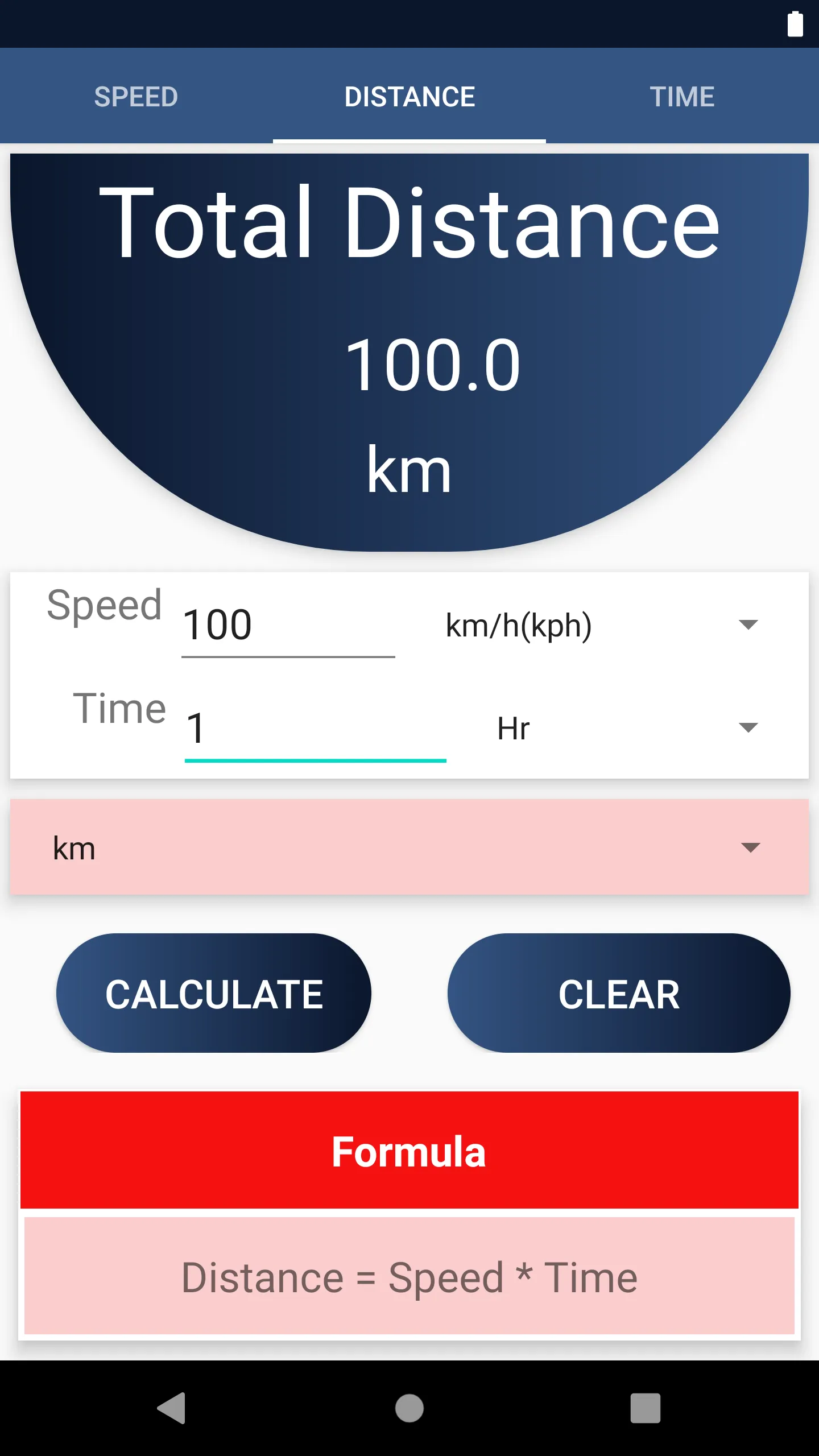 Speed Distance Time Calculator | Indus Appstore | Screenshot