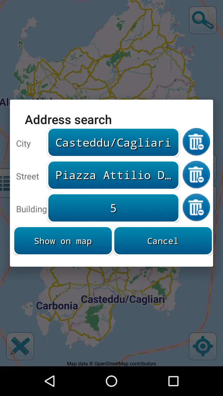 Map of Sardinia offline | Indus Appstore | Screenshot