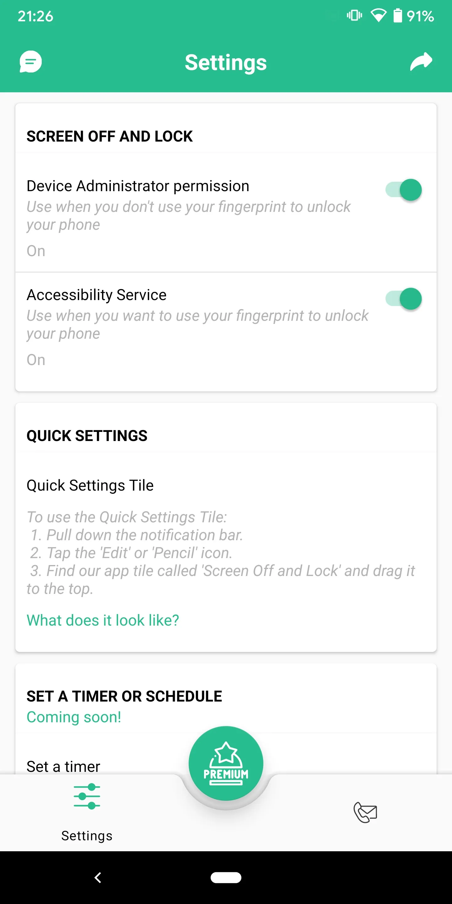 Screen Off and Lock | Indus Appstore | Screenshot