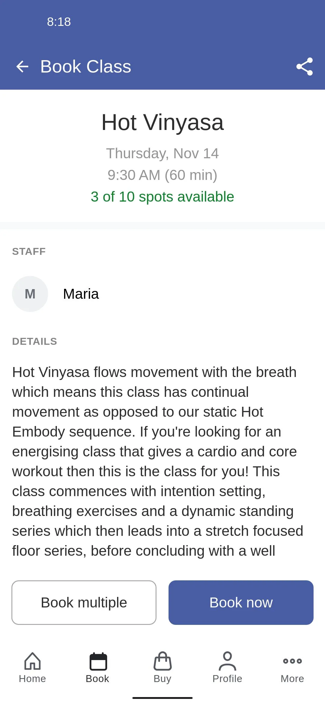 Embody Hot Yoga | Indus Appstore | Screenshot