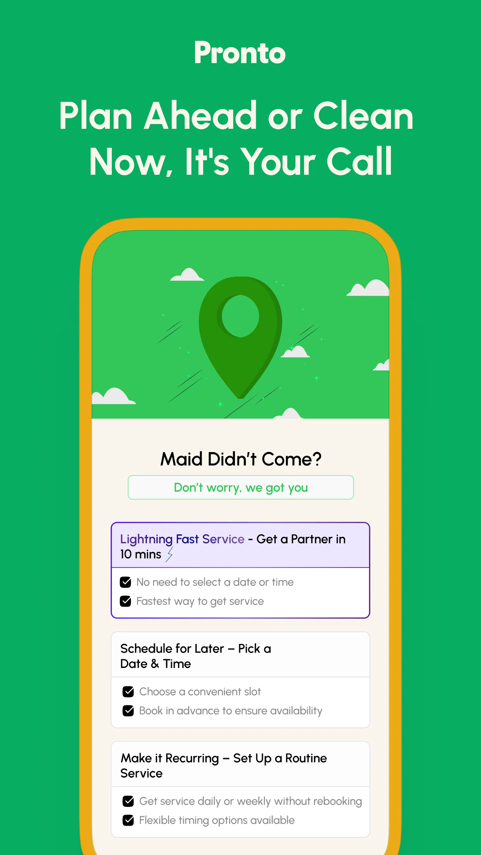 Pronto | Indus Appstore | Screenshot