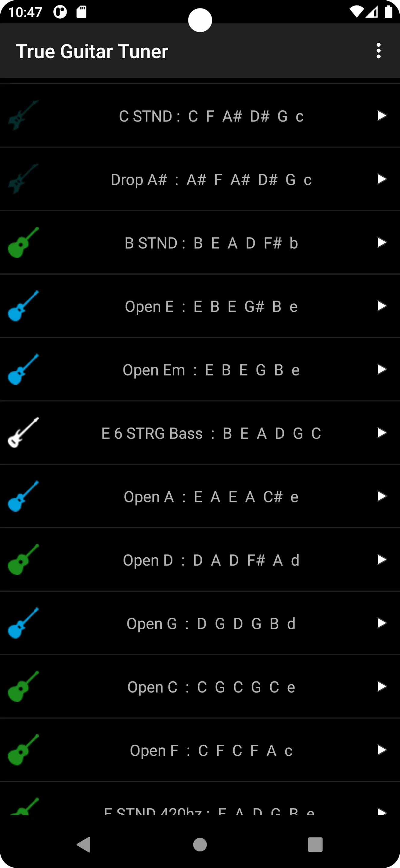 True Guitar Tuner | Indus Appstore | Screenshot