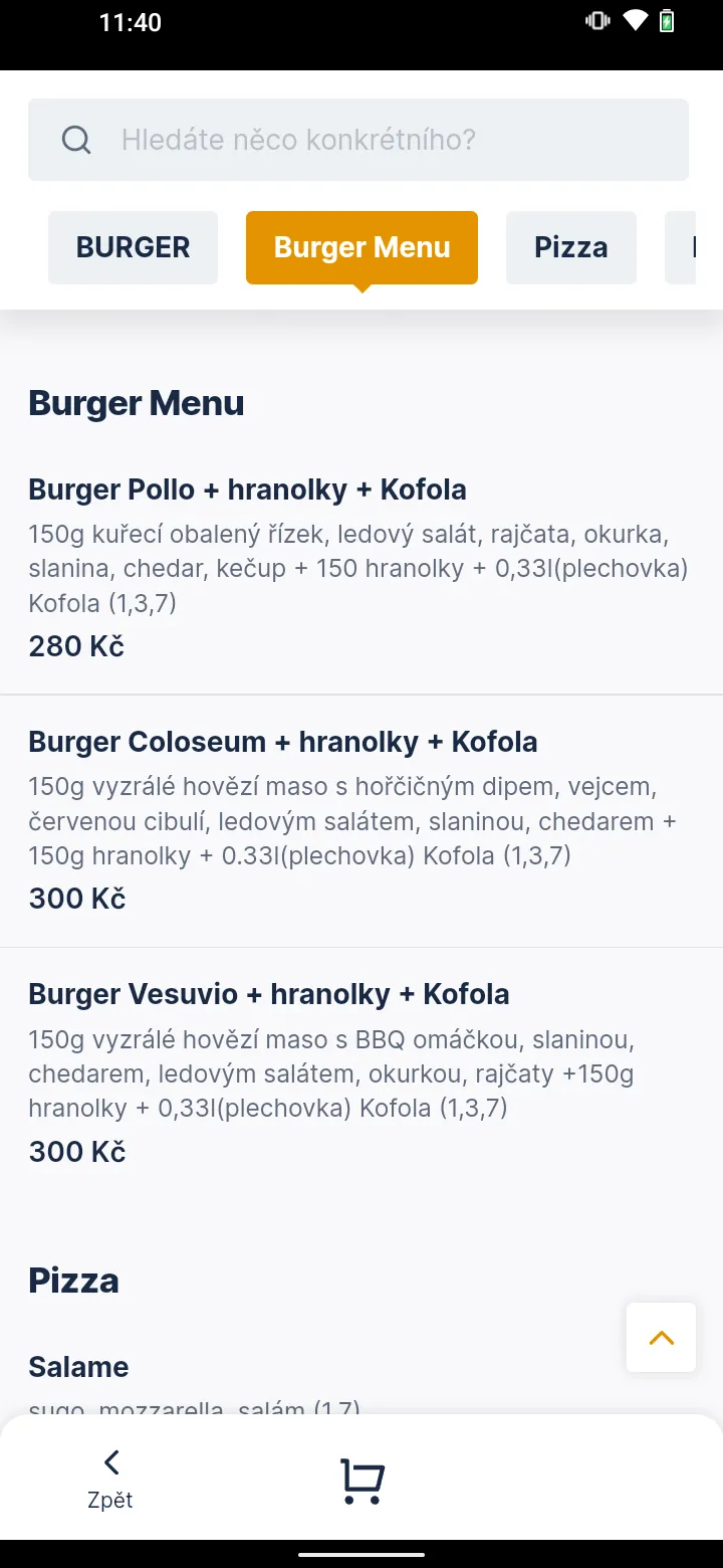 Pizzerie MEX Mělník a Roudnice | Indus Appstore | Screenshot