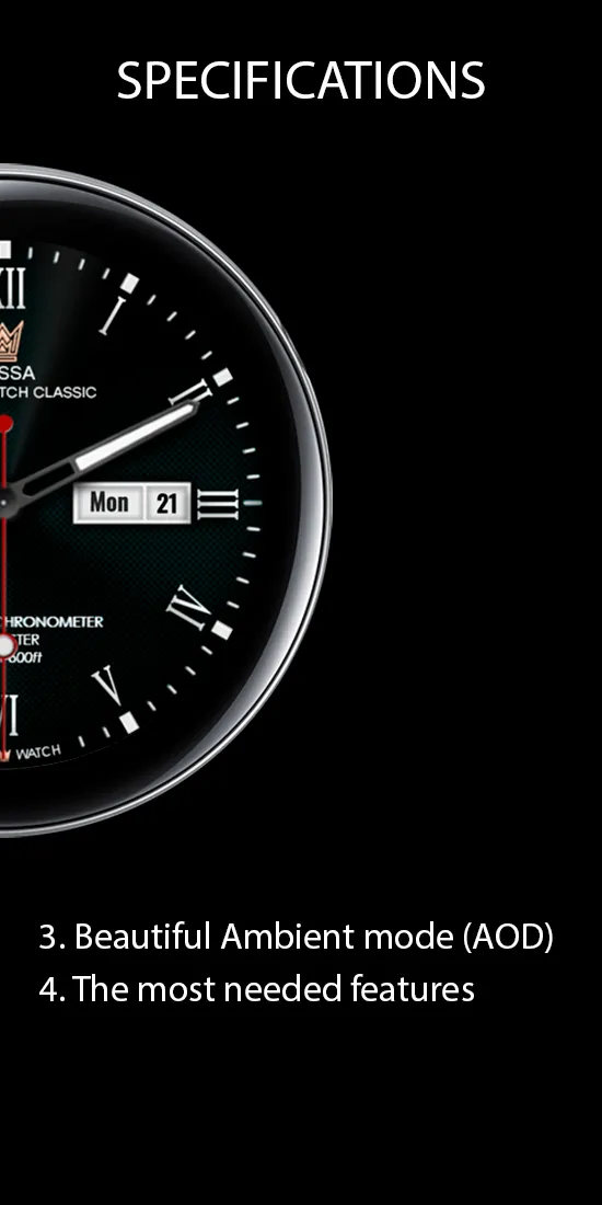 Messa Watch Face BN25 Classic | Indus Appstore | Screenshot