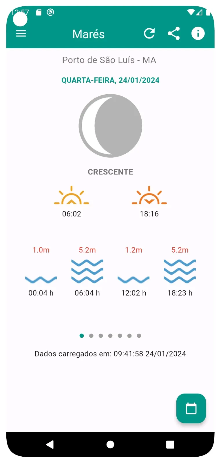 FUNCEME MARÉS | Indus Appstore | Screenshot