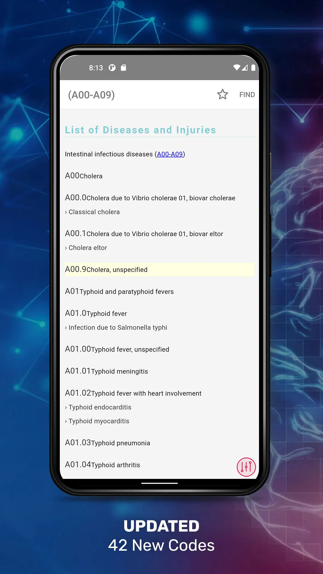 ICD10 - Clinical Modifications | Indus Appstore | Screenshot