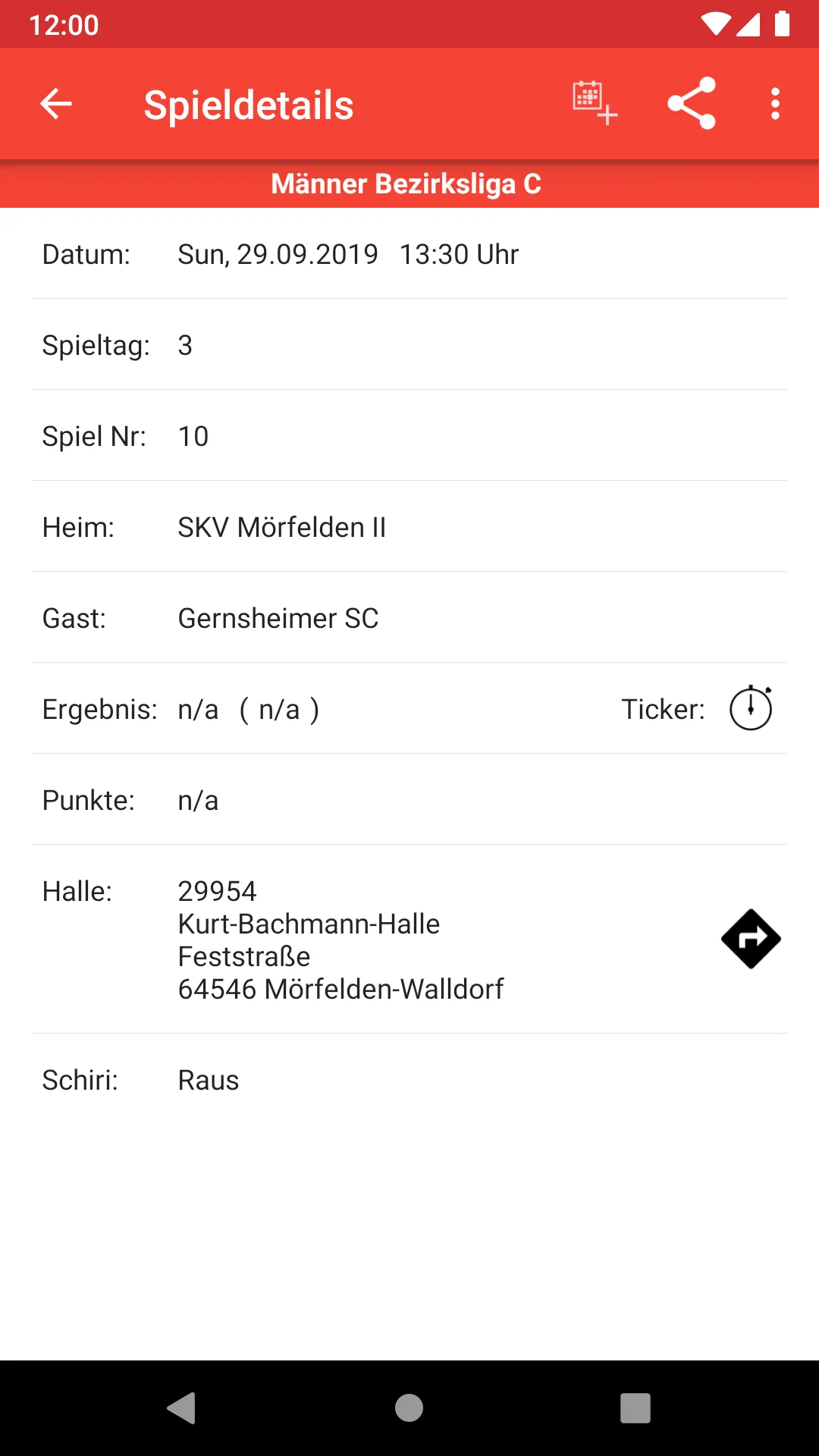 Gernsheimer SC | Indus Appstore | Screenshot