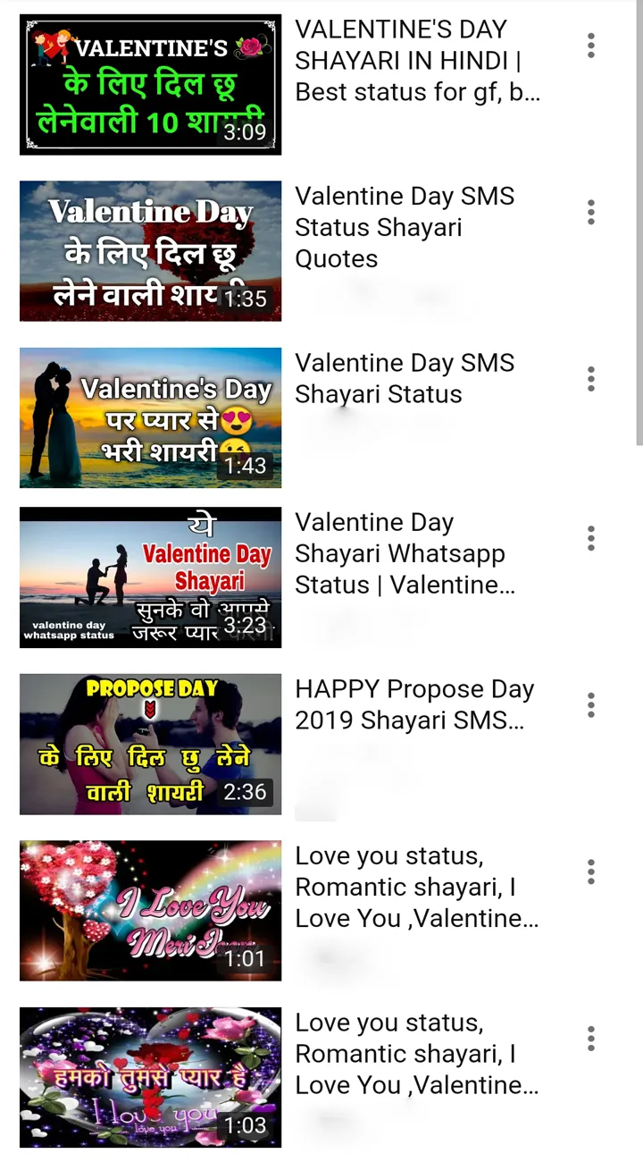 Valentine Day Status(video), v | Indus Appstore | Screenshot