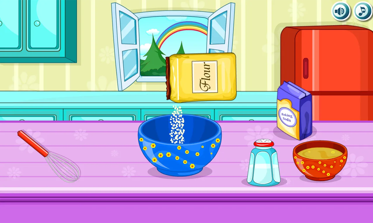 Cooking Rainbow Birthday Cake | Indus Appstore | Screenshot