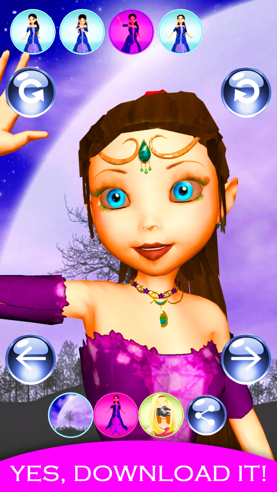 Princess Fairy Hair Salon Game | Indus Appstore | Screenshot