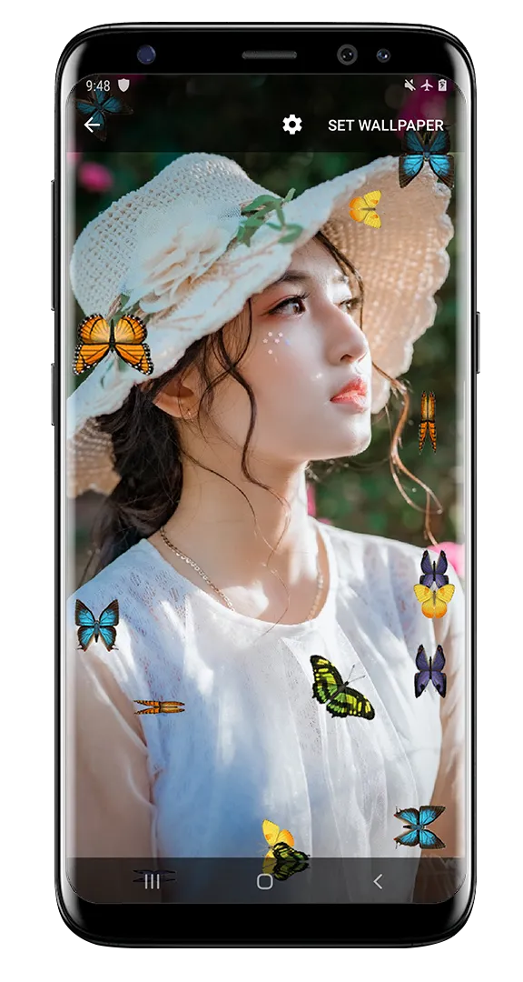 Butterfly and Blossom live wal | Indus Appstore | Screenshot