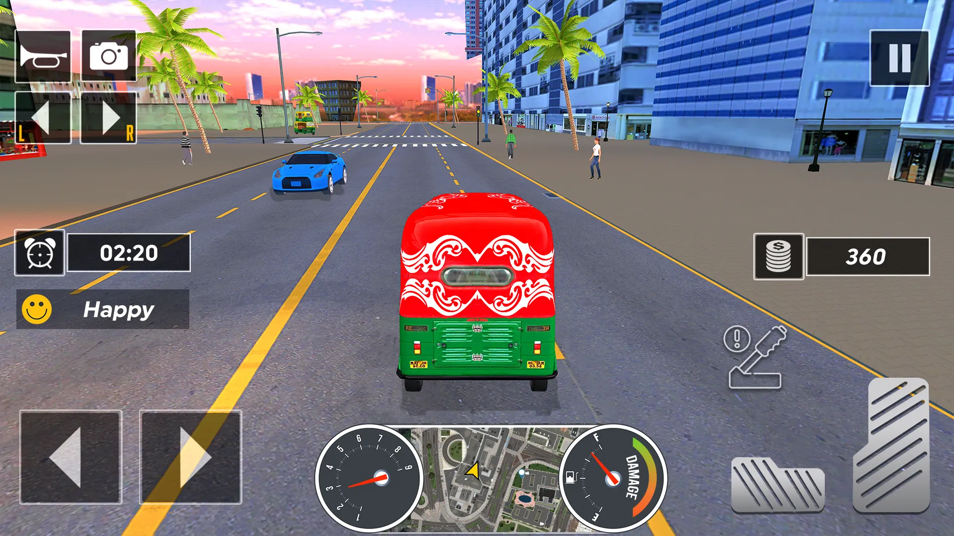 Tuk Tuk Auto Rickshaw Game | Indus Appstore | Screenshot