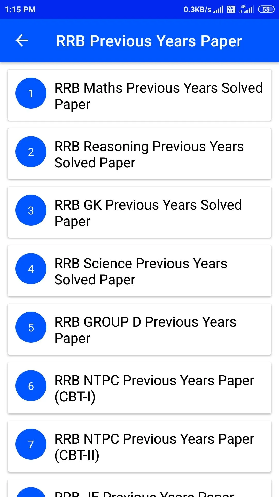 RRB NTPC,Group-D Maths Previou | Indus Appstore | Screenshot