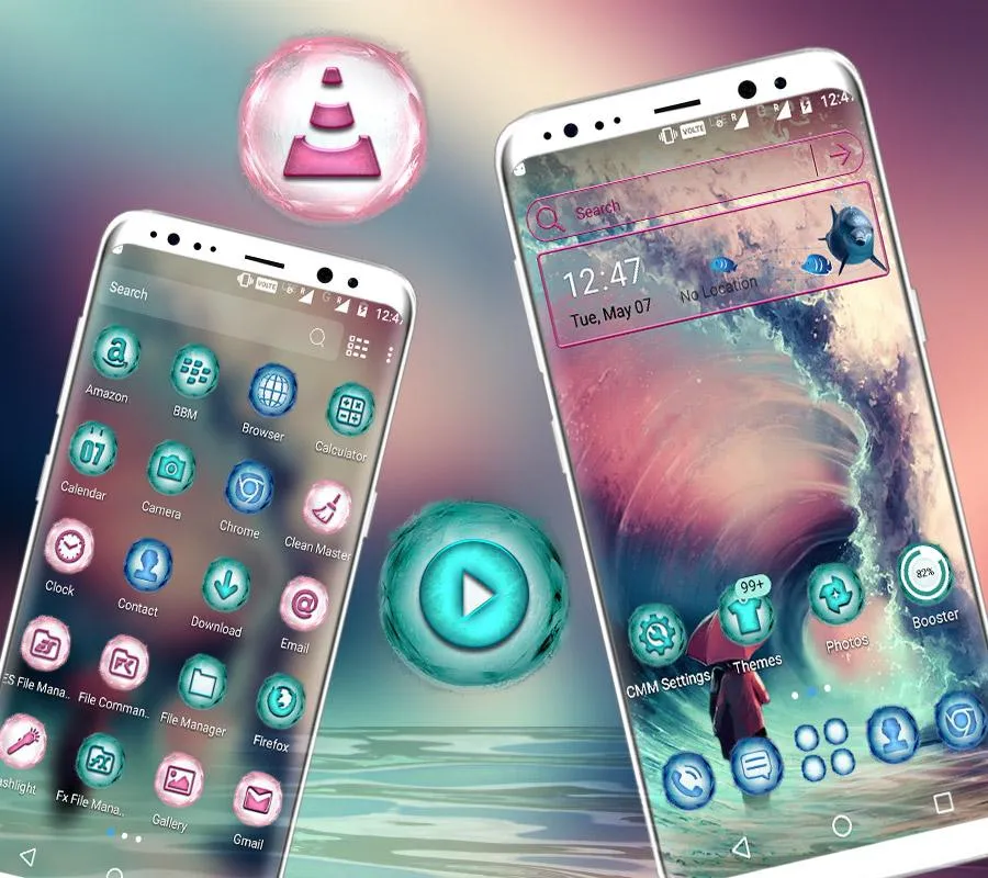 Sea Wave Launcher Theme | Indus Appstore | Screenshot