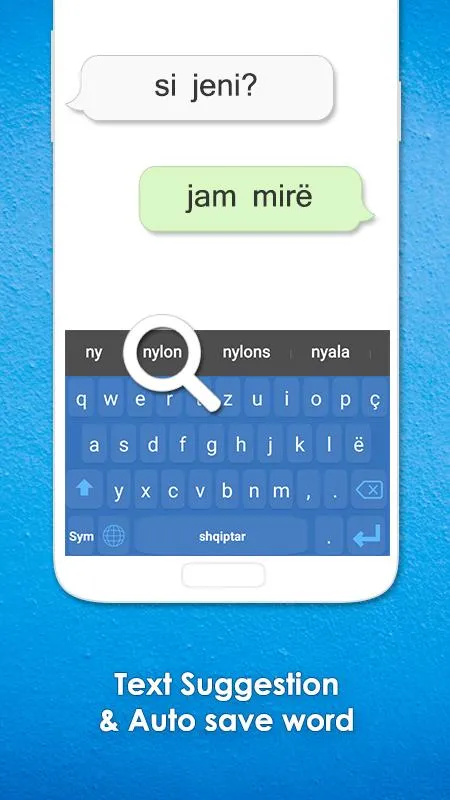 Albanian Language Keyboard | Indus Appstore | Screenshot