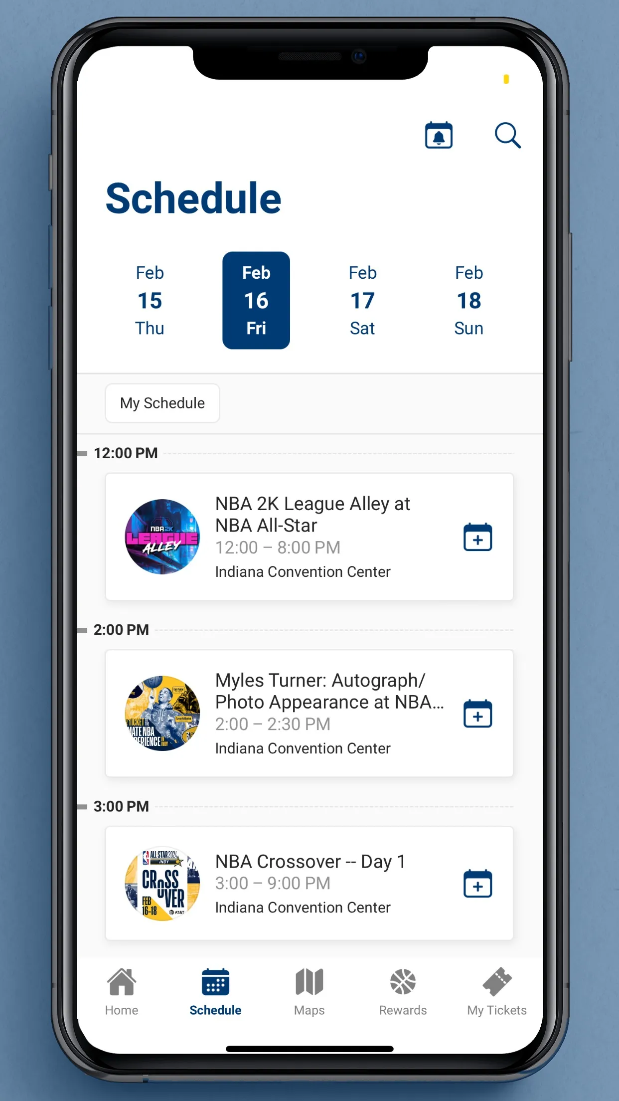 NBA Events | Indus Appstore | Screenshot