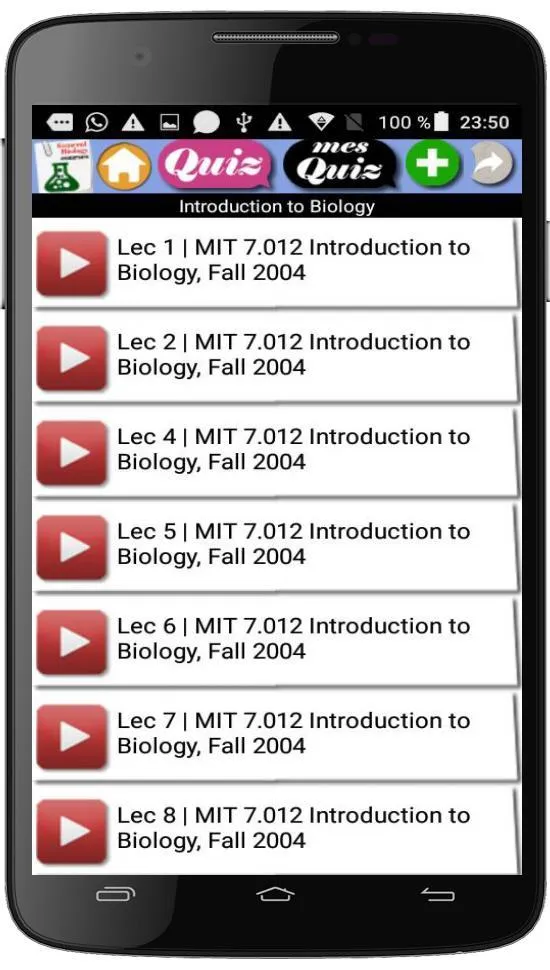 General Biology courses | Indus Appstore | Screenshot