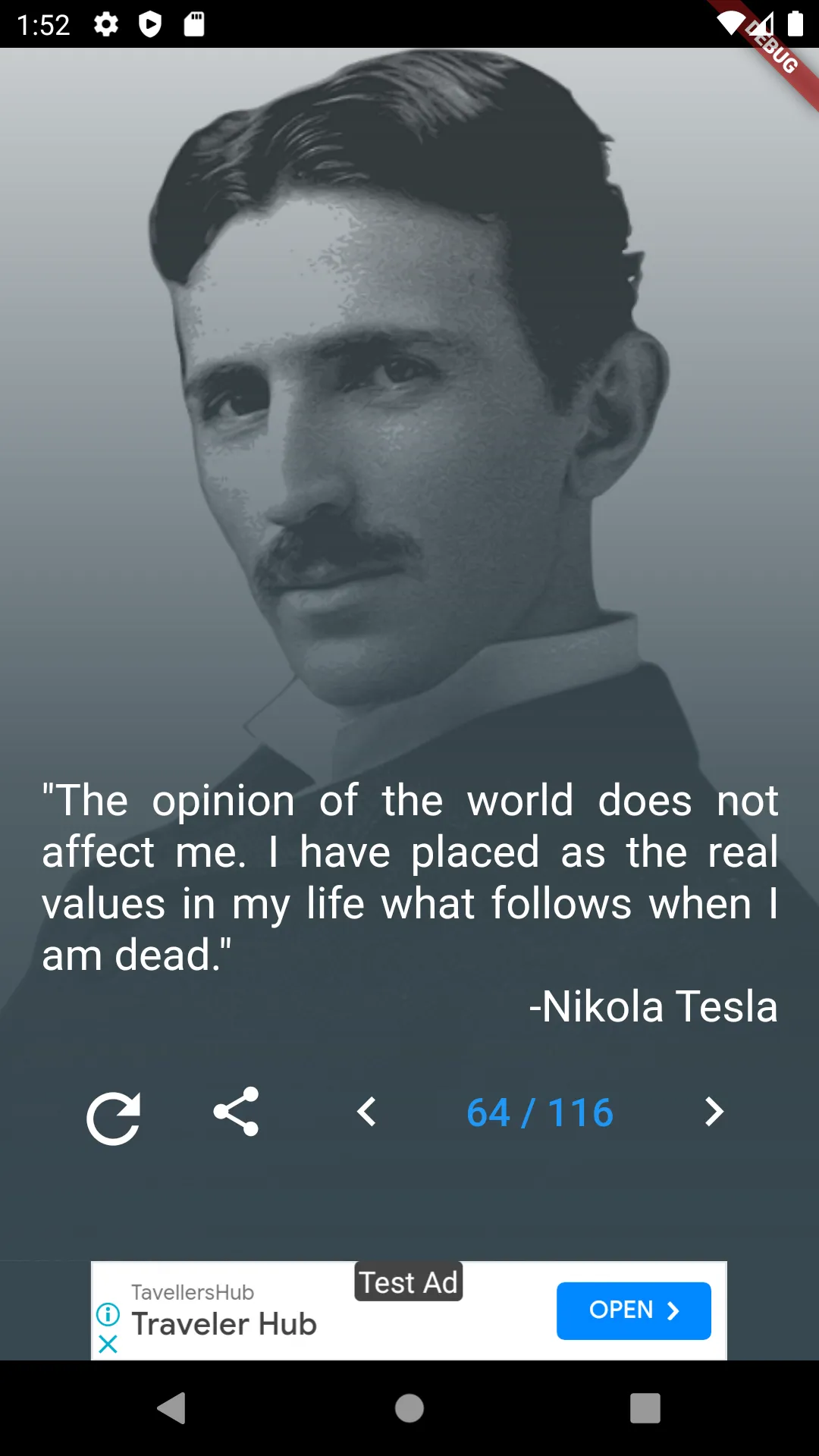 Nikola Tesla Quotes | Indus Appstore | Screenshot