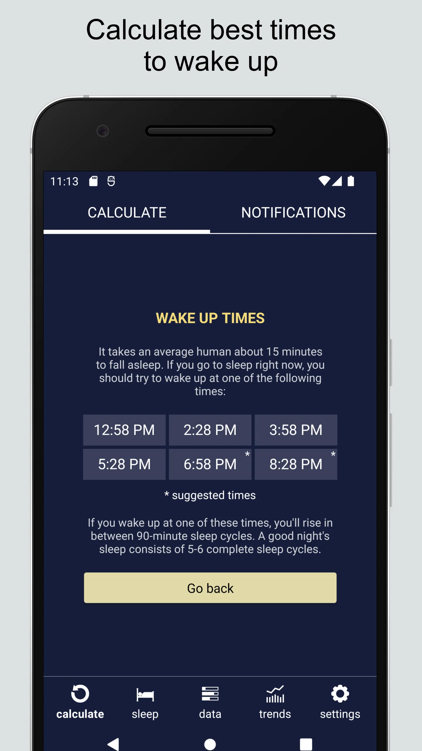 Sleep Calculator | Indus Appstore | Screenshot