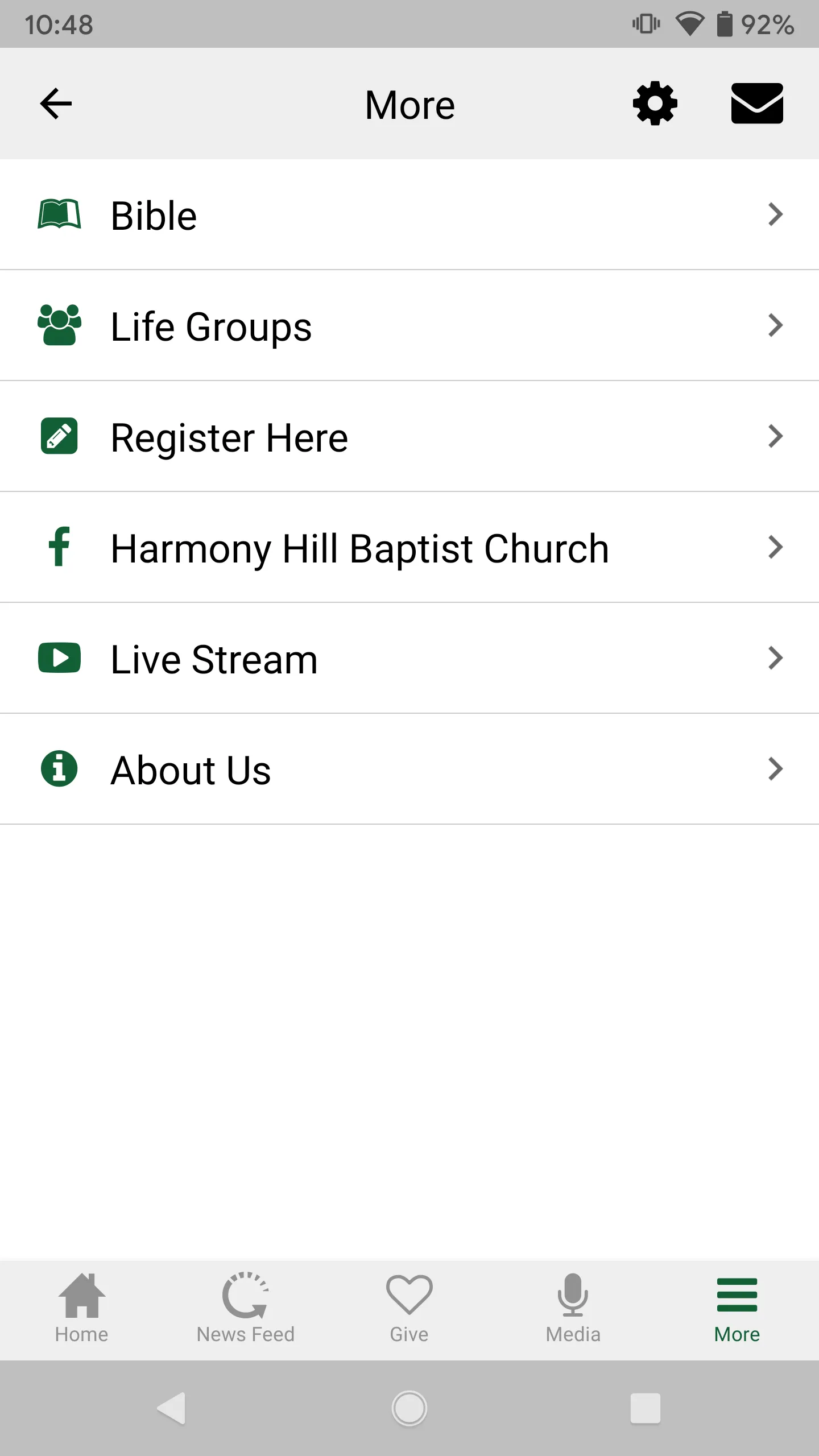 Harmony Hill Baptist | Indus Appstore | Screenshot