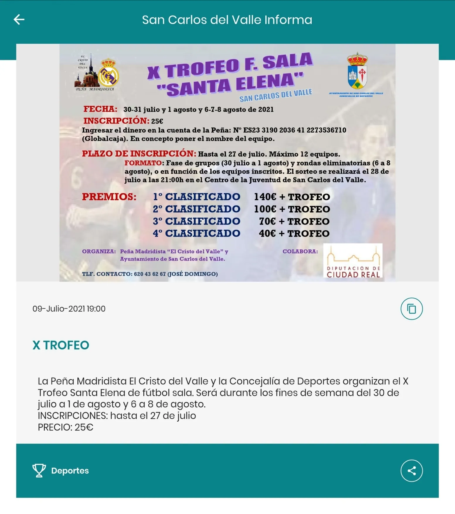 San Carlos del Valle Informa | Indus Appstore | Screenshot