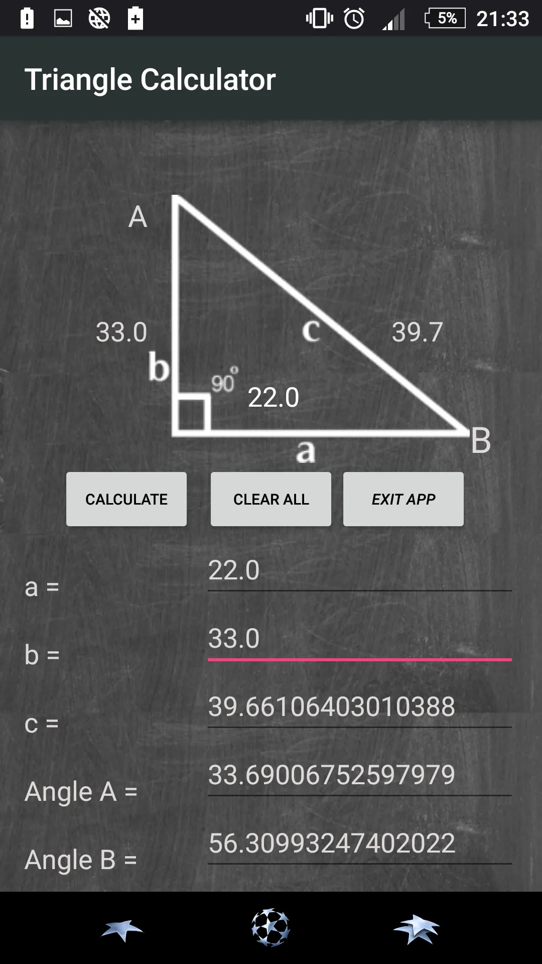 Triangle Calculator | Indus Appstore | Screenshot