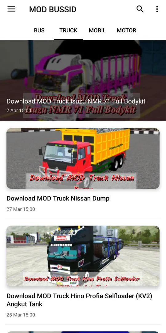 MOD BUSSID (Bus Truck & Mobil) | Indus Appstore | Screenshot