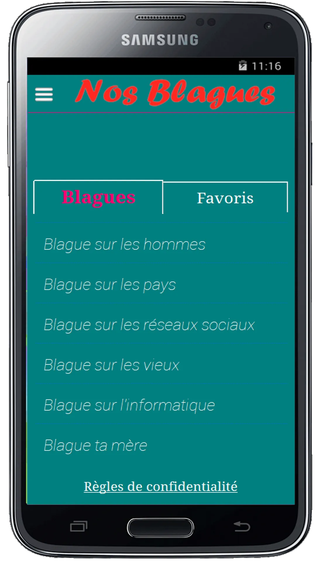 Nos Blagues | Indus Appstore | Screenshot