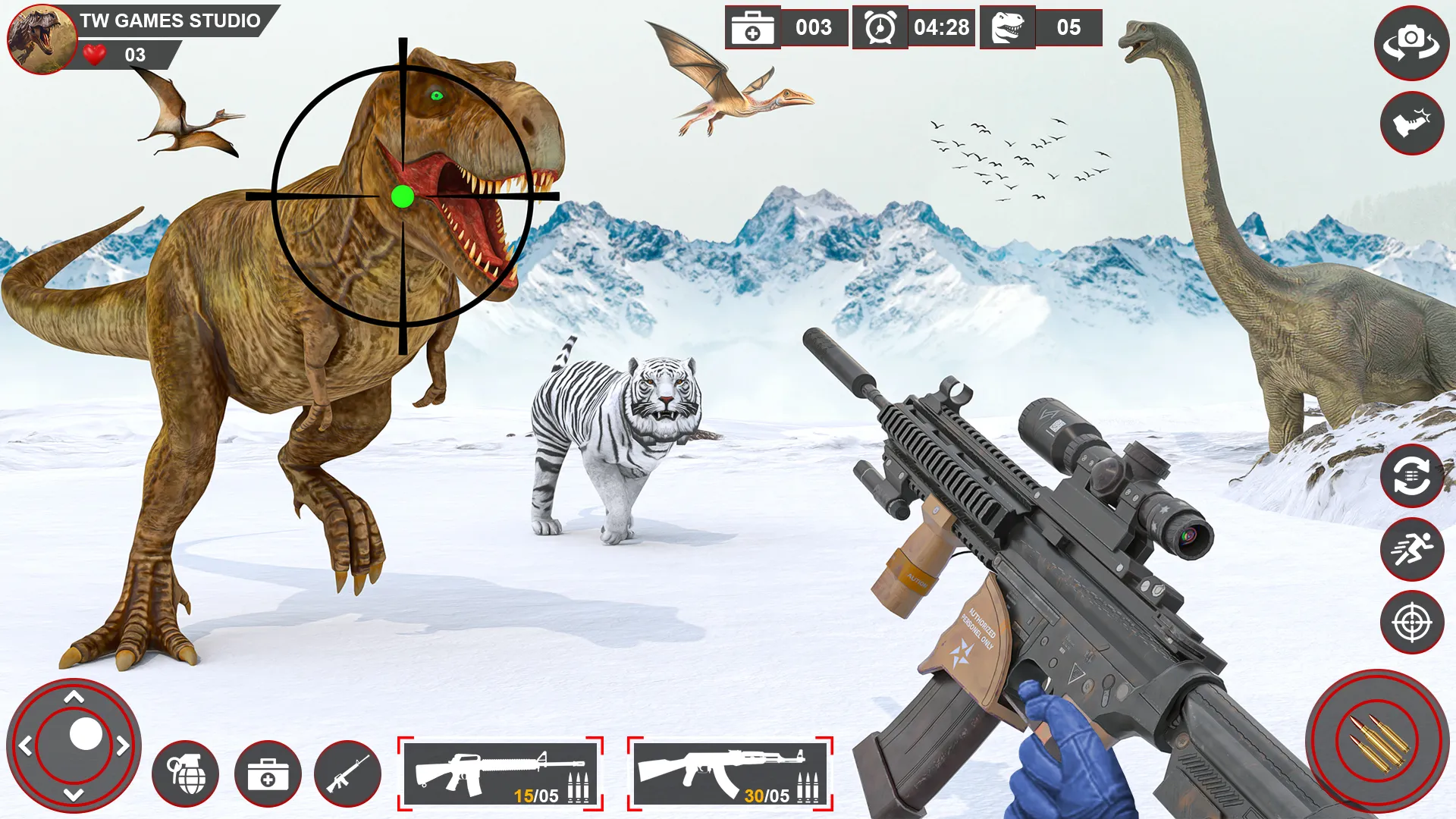 Wild Dino Hunting Animal Games | Indus Appstore | Screenshot