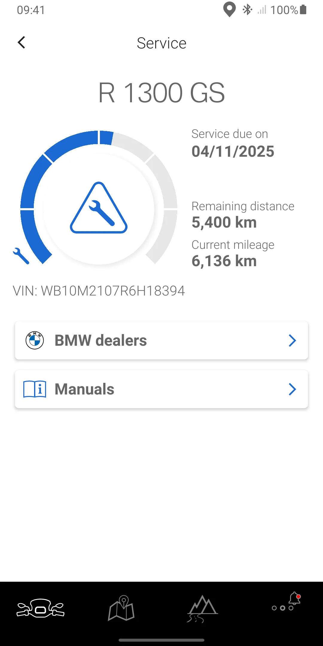 BMW Motorrad Connected | Indus Appstore | Screenshot