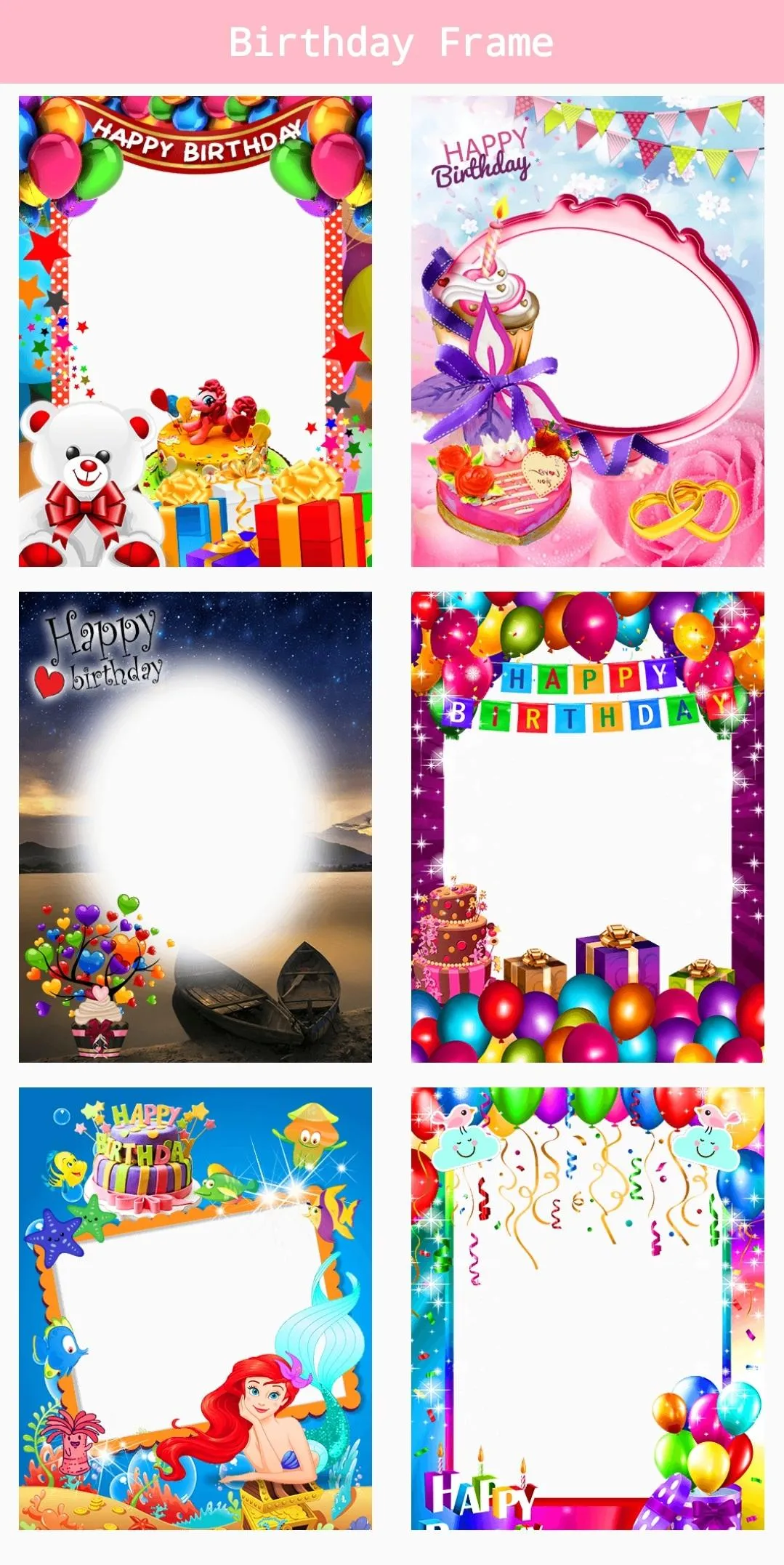 Birthday photo frame with name | Indus Appstore | Screenshot