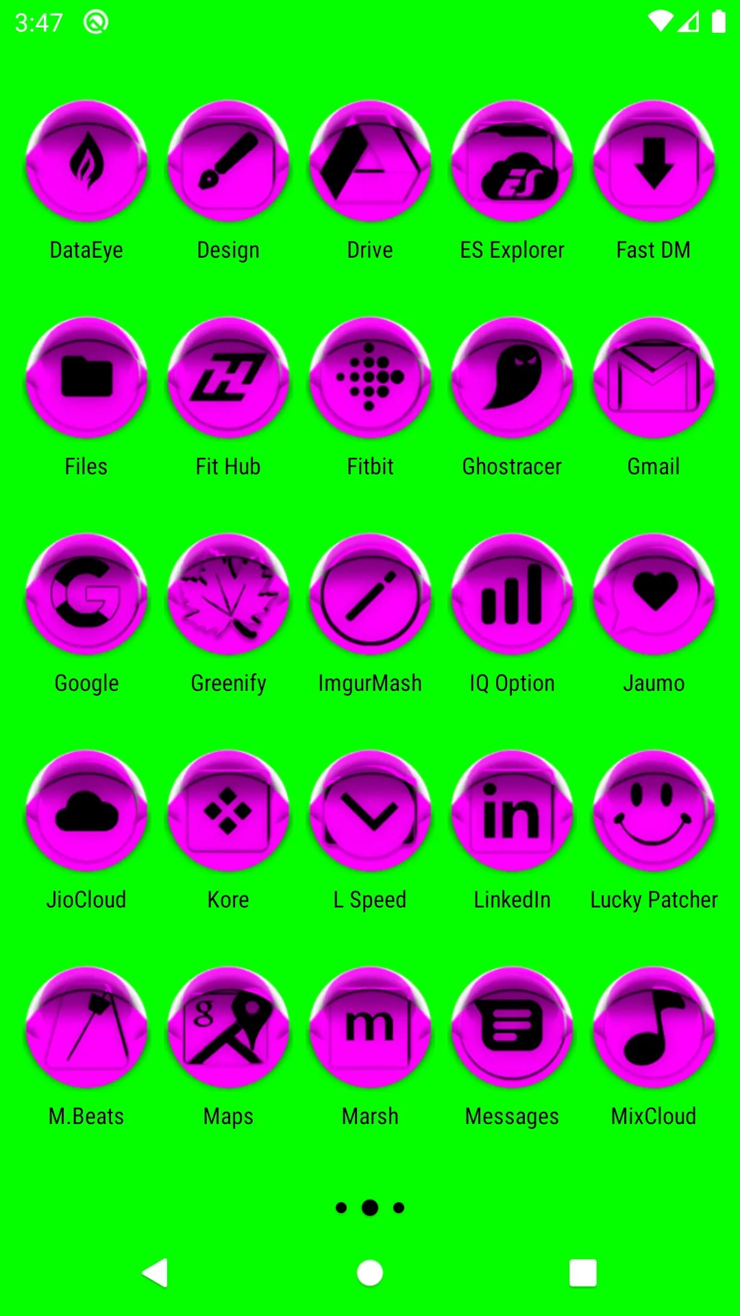 Pink Icon Pack Style 4 | Indus Appstore | Screenshot