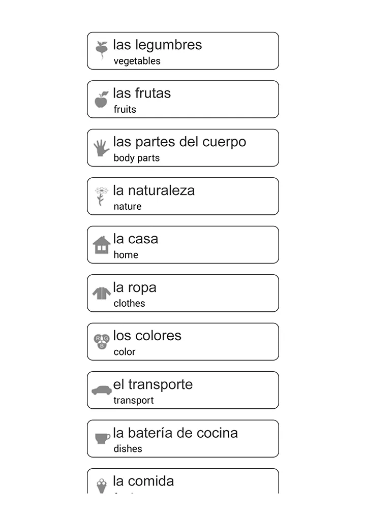 Learn and play Spanish words | Indus Appstore | Screenshot