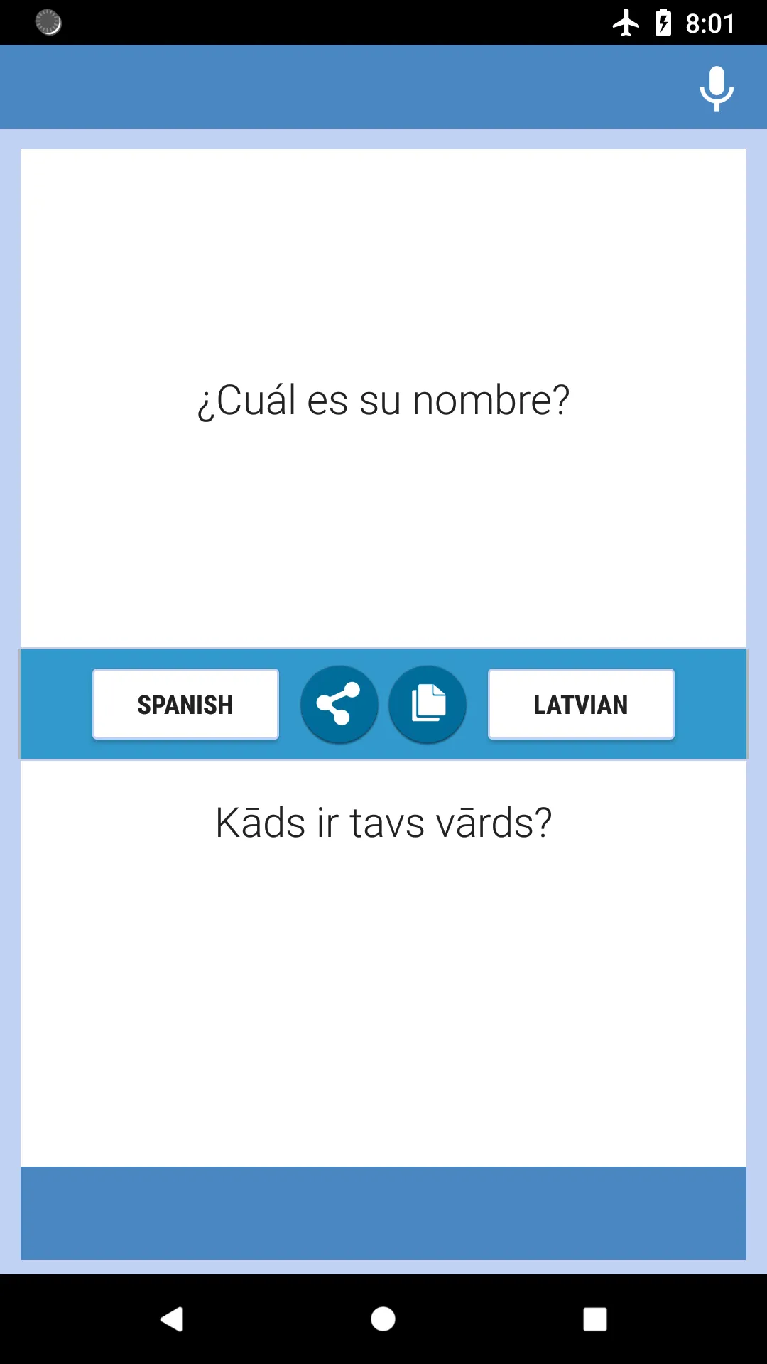 Spanish-Latvian Translator | Indus Appstore | Screenshot