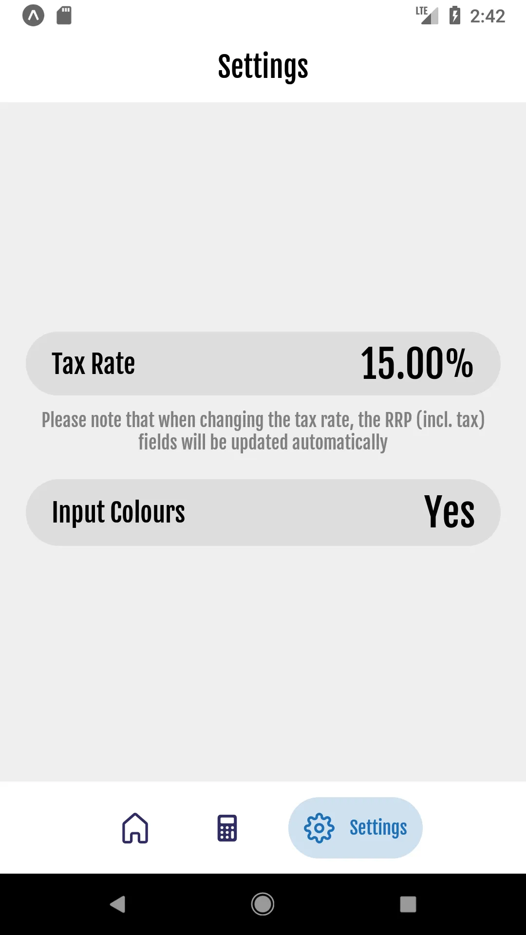 ieRetail Calculator | Indus Appstore | Screenshot