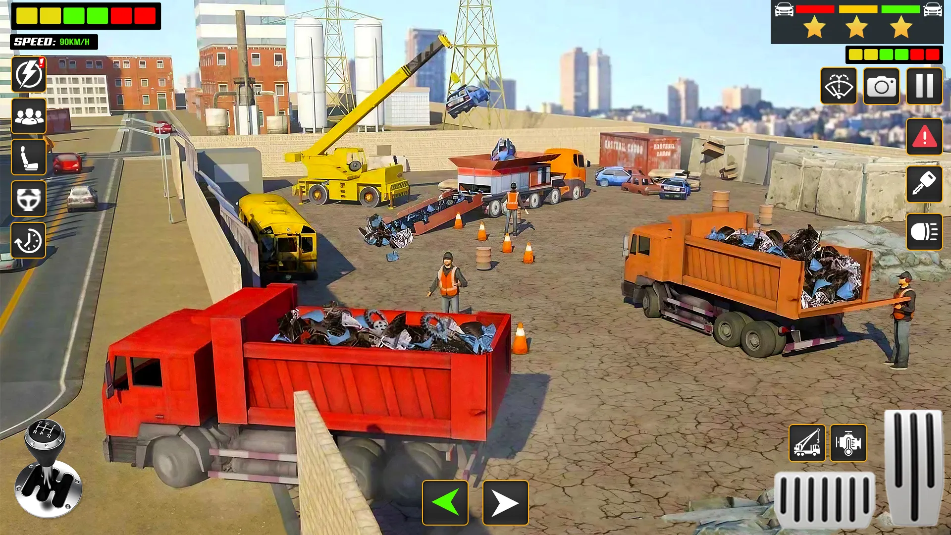 Crusher Crane Excavator Sim | Indus Appstore | Screenshot