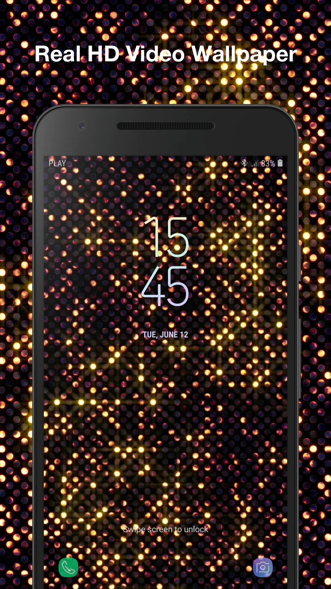 Golden Shine Live Wallpaper | Indus Appstore | Screenshot