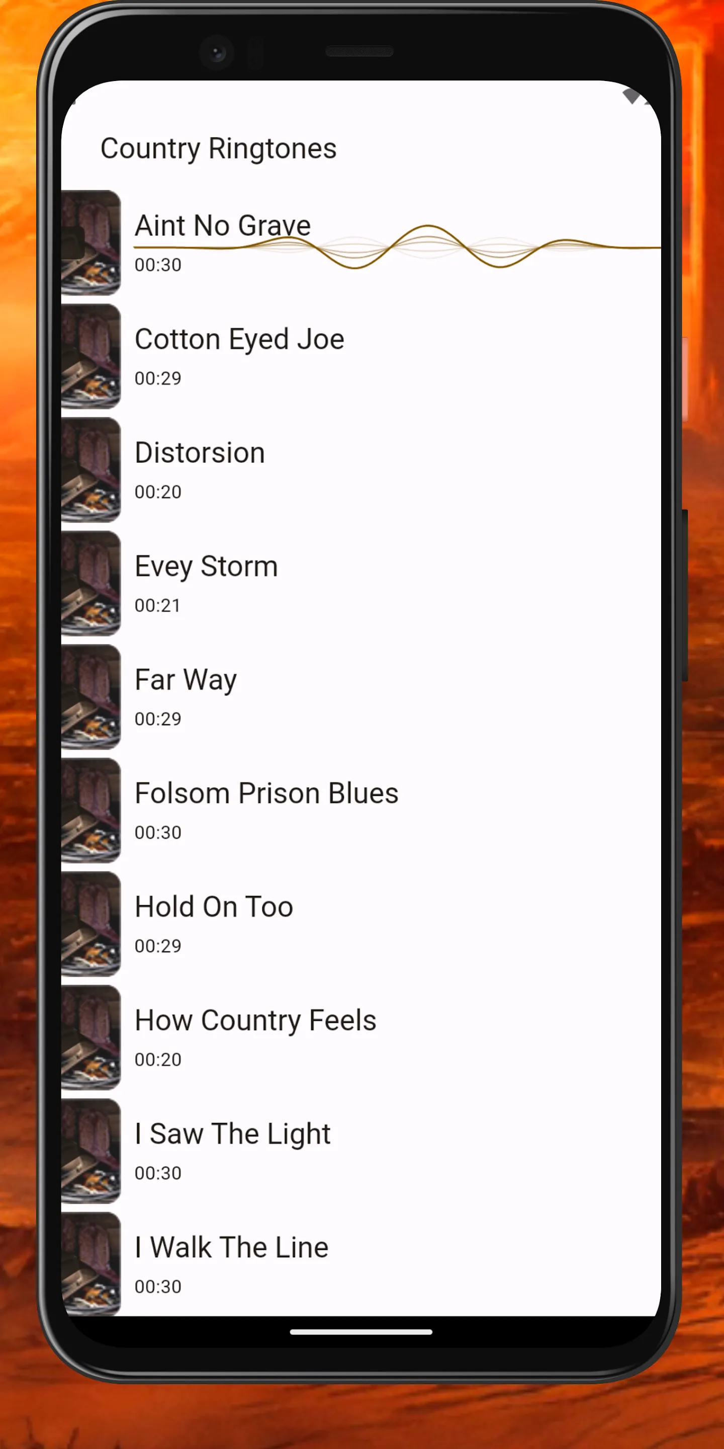 Country Ringtones For Android | Indus Appstore | Screenshot