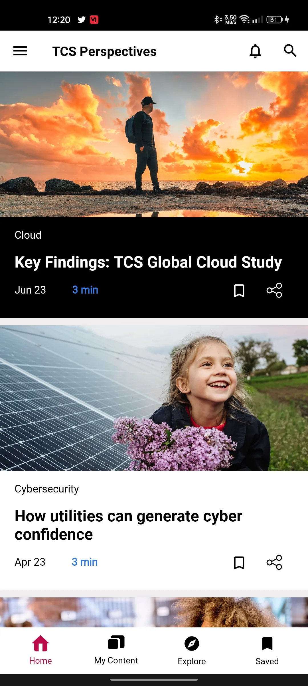 TCS Perspectives | Indus Appstore | Screenshot