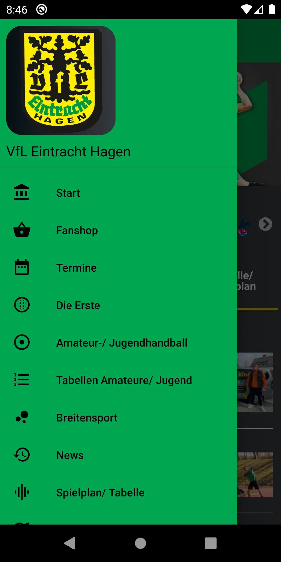 VfL Eintracht Hagen | Indus Appstore | Screenshot