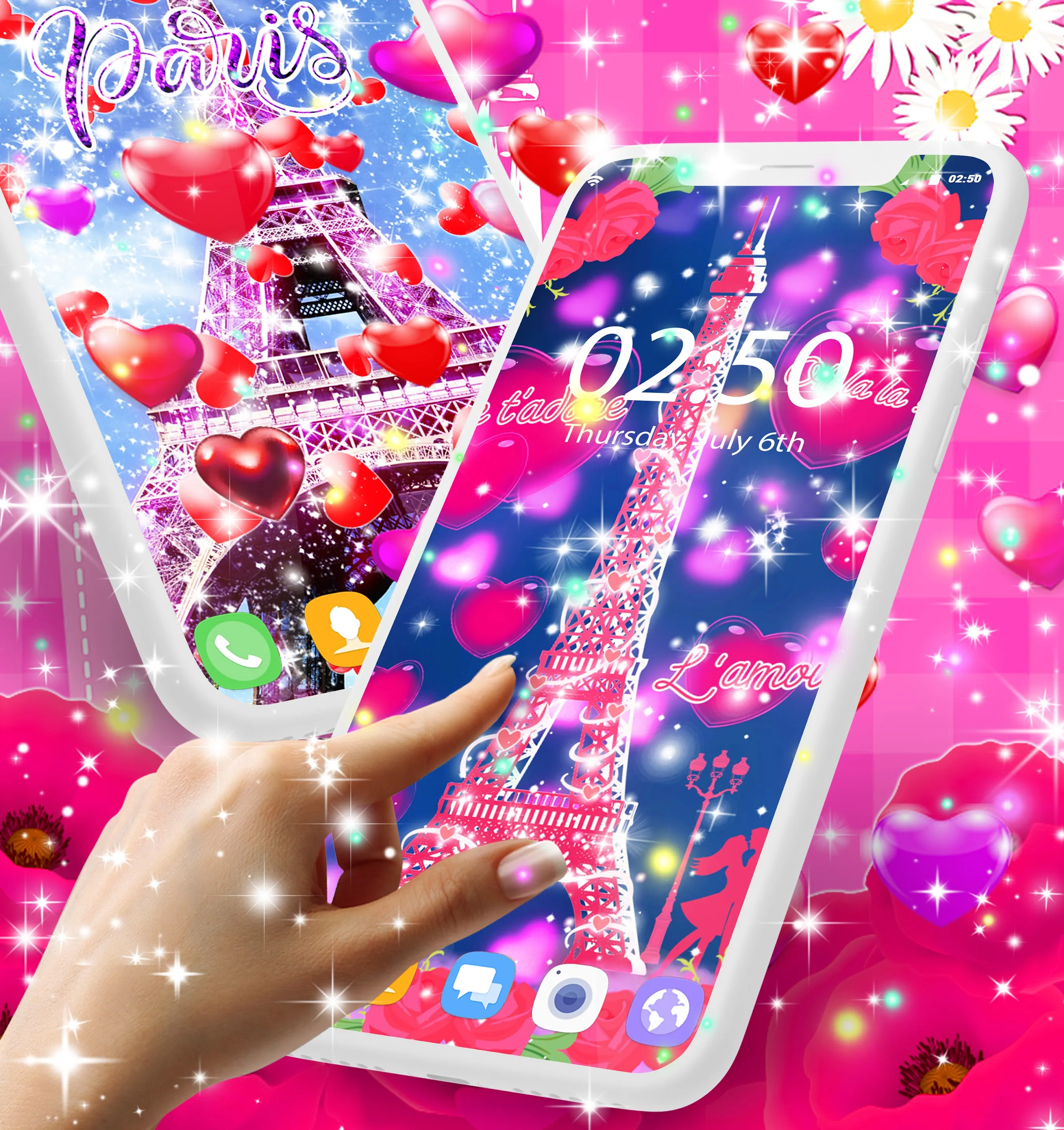 Paris love live wallpaper | Indus Appstore | Screenshot