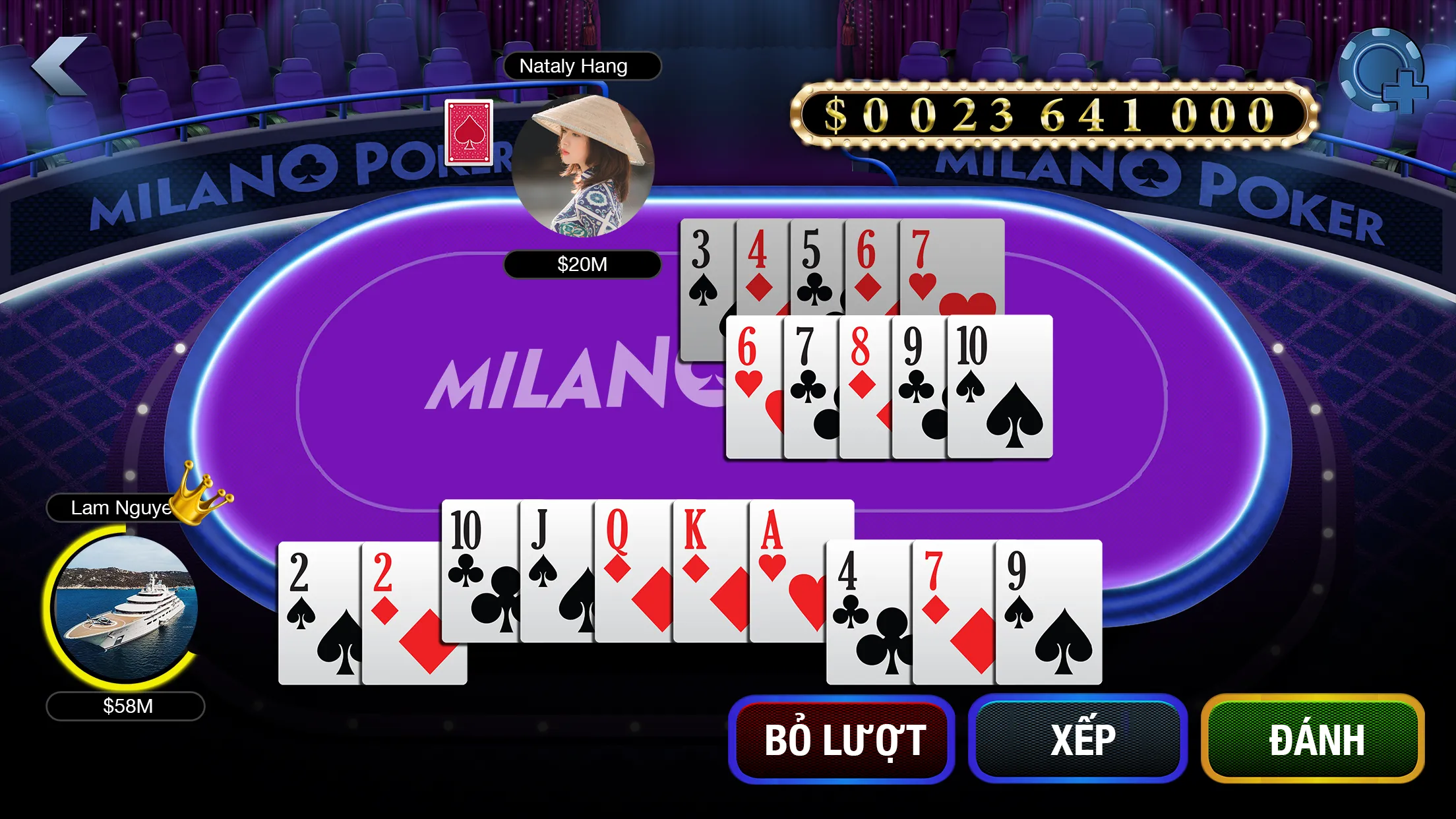 Milano Poker: Ta La & Tien Len | Indus Appstore | Screenshot