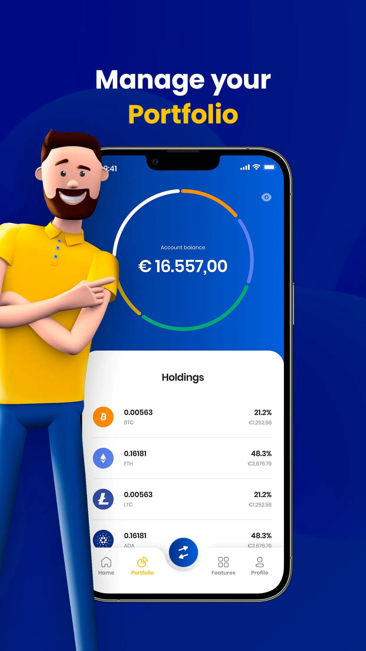 WEXO: Bitcoin & Crypto Wallet | Indus Appstore | Screenshot