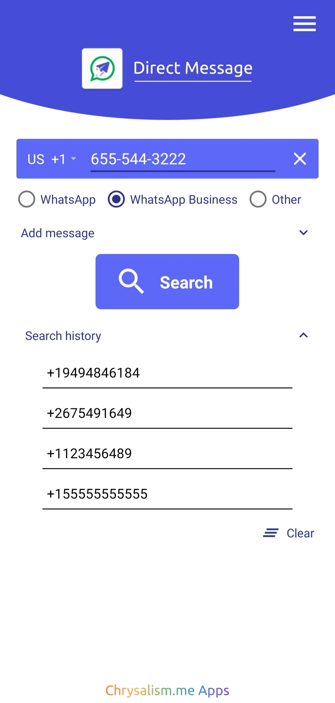 Direct Chat for WApp, Business | Indus Appstore | Screenshot