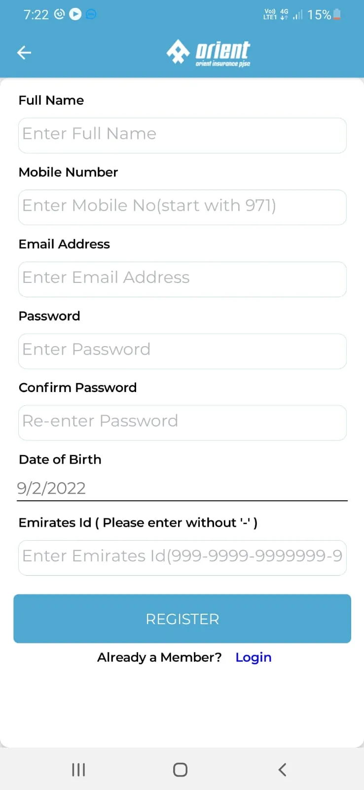 Orient UAE | Indus Appstore | Screenshot