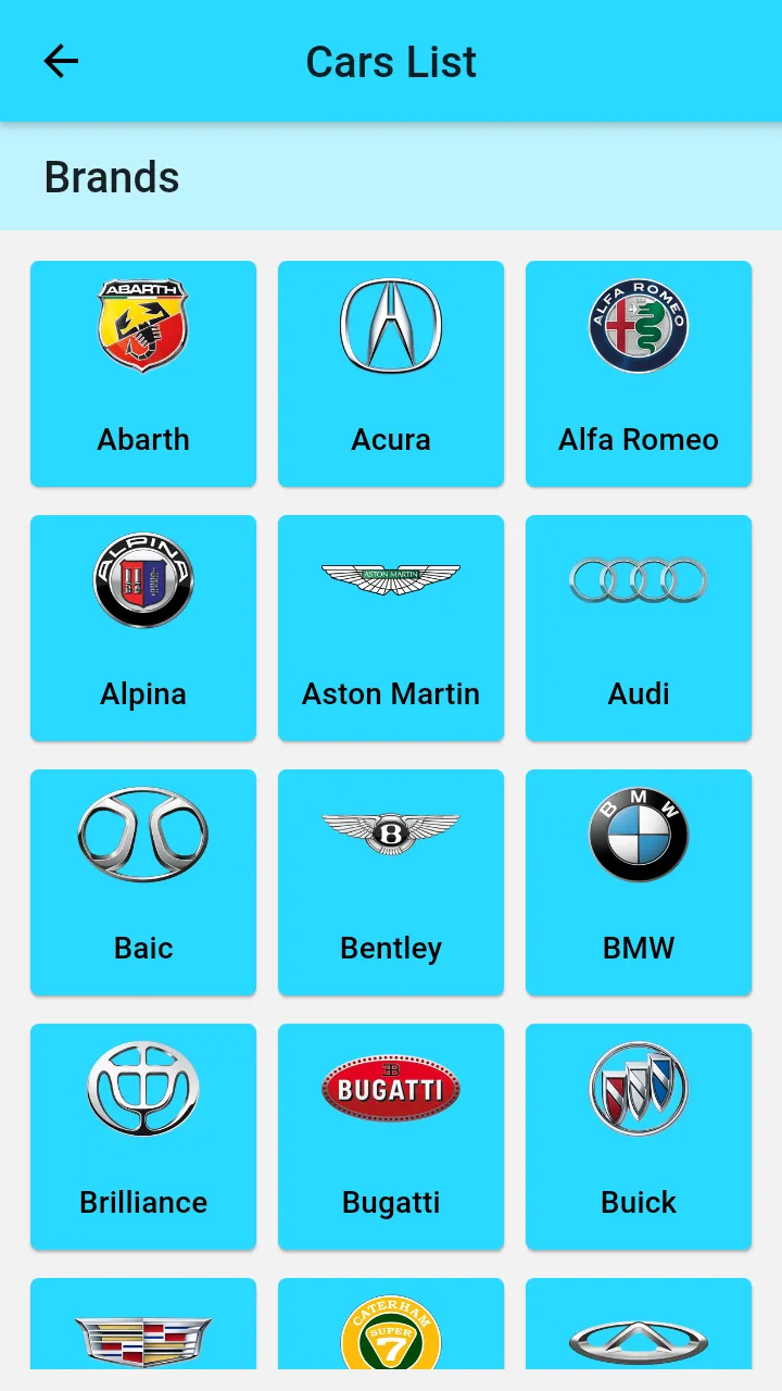 All Vehicles Guide & Database | Indus Appstore | Screenshot